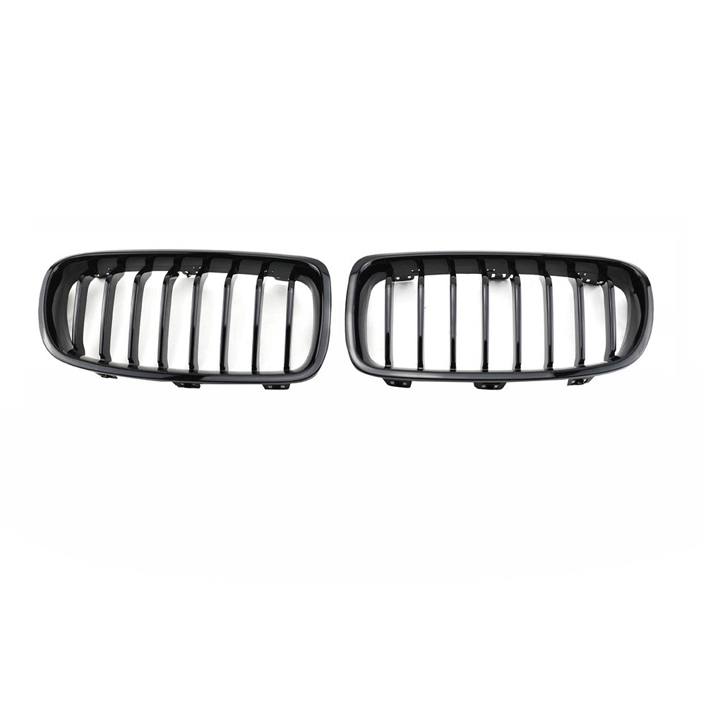 BMW F30-F31 M-Style Black Kidney Grilles