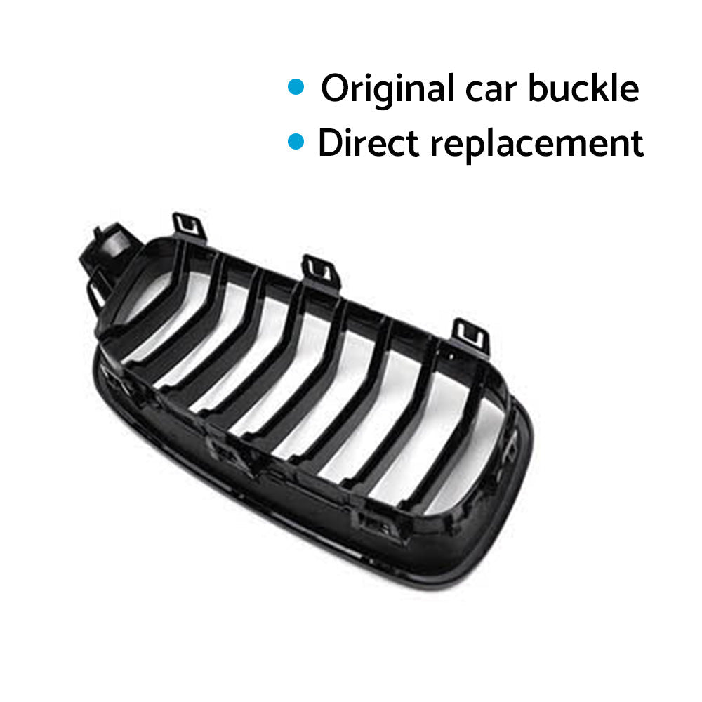 BMW F30-F31 M-Style Black Kidney Grilles